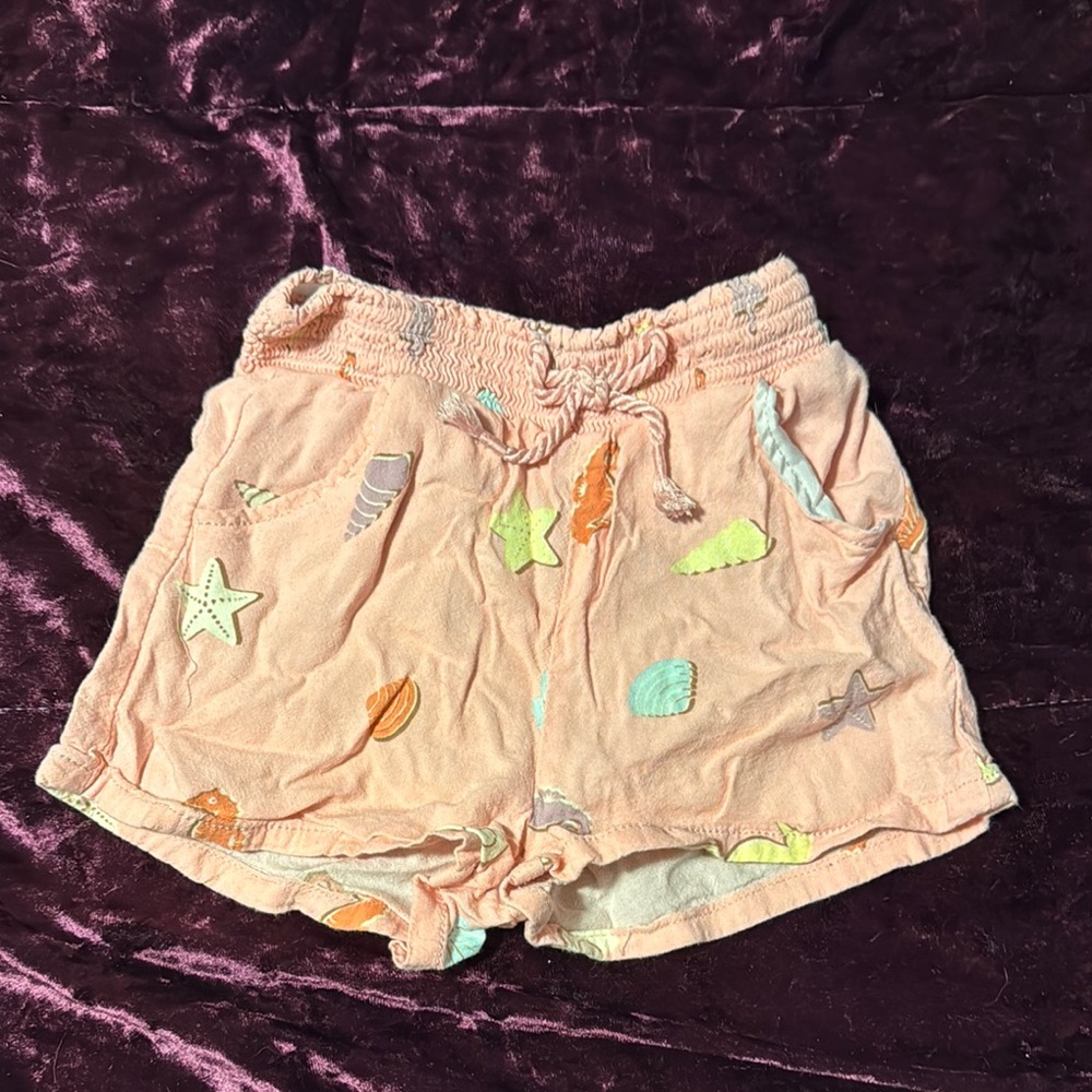 Garanimals Peach Kids Shorts with Sea Life Design